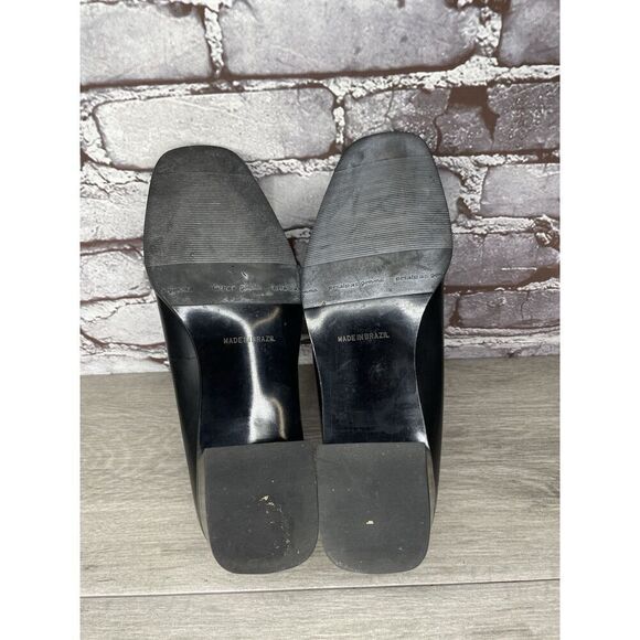 Rockport Black Leather Square Toe Pumps Heel Work Shoes Women’s Sz 8.5M US/39EU - Picture 8 of 16